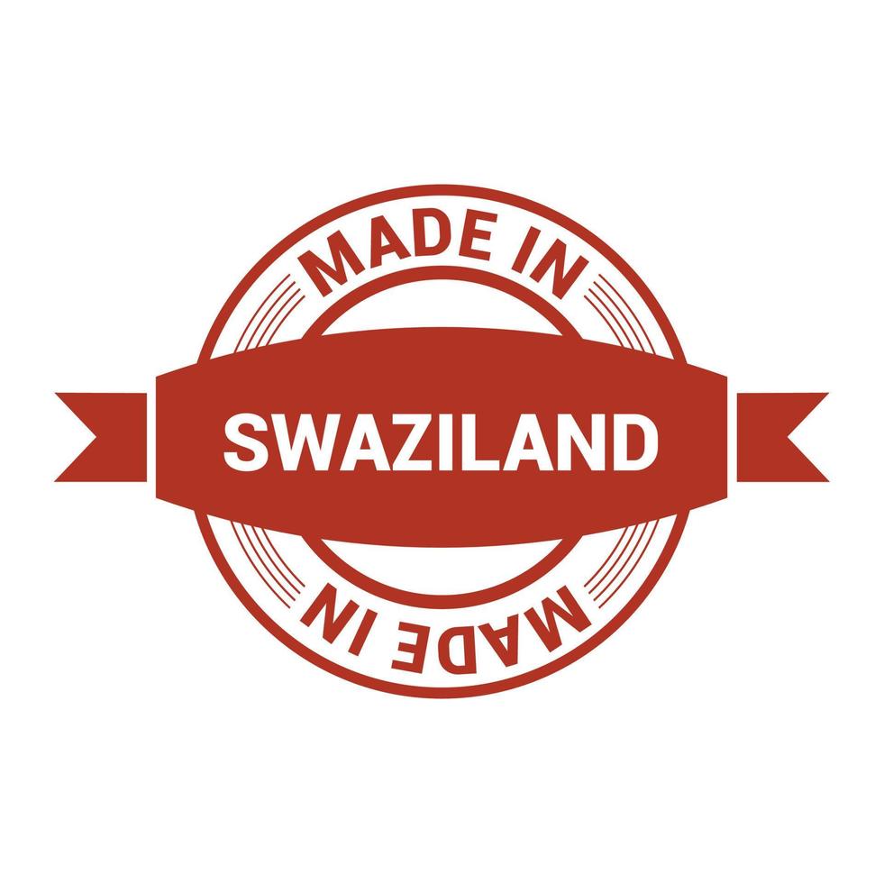 conception de vecteur de timbre swaziland