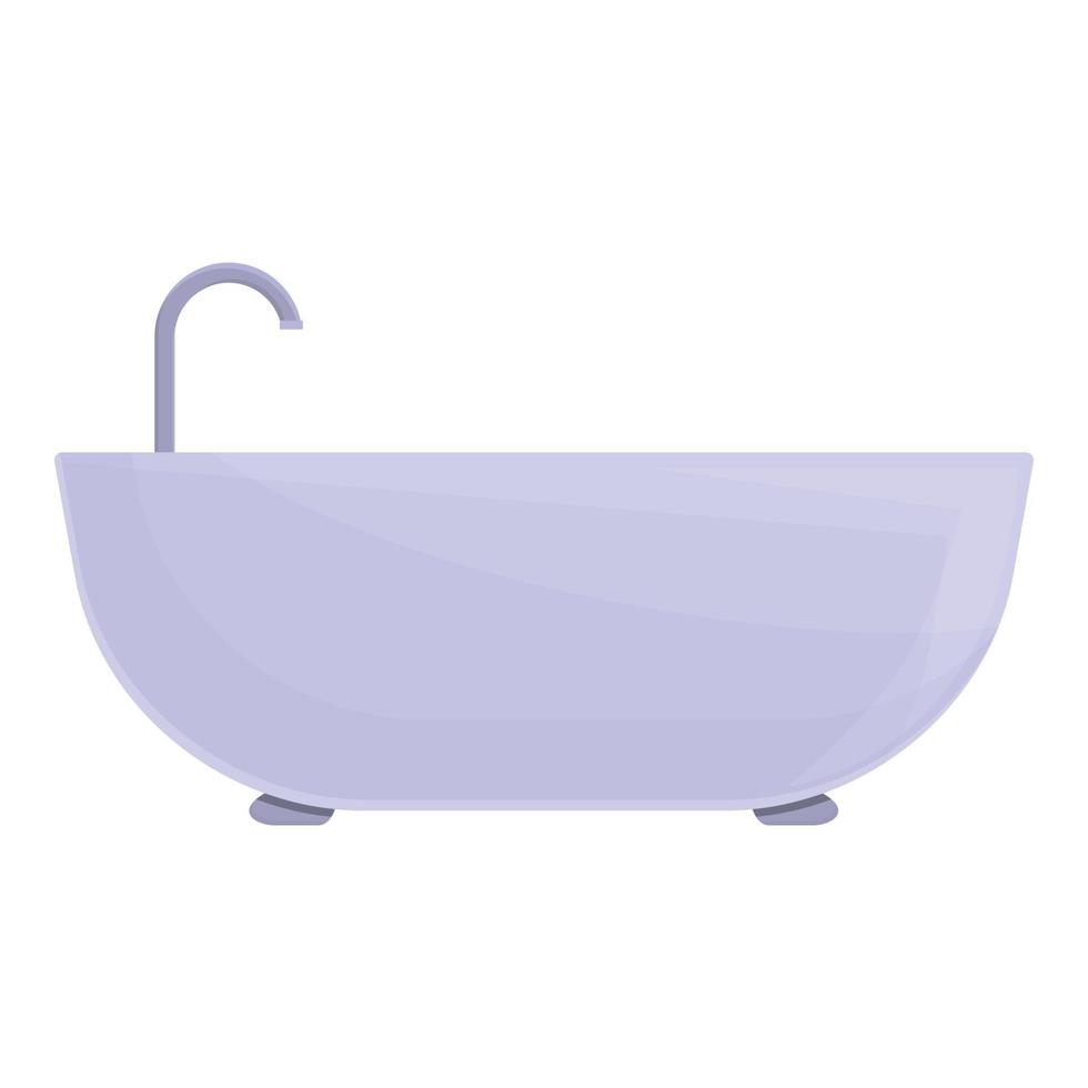 icône de baignoire d'égout, style cartoon vecteur