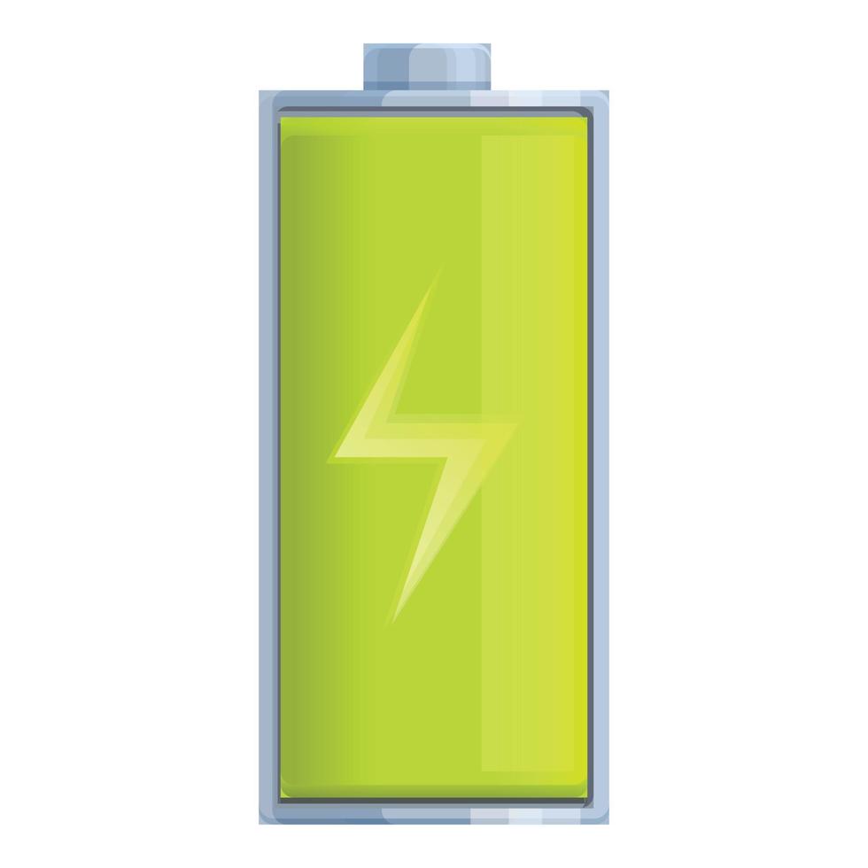 vecteur de dessin animé d'icône de batterie de charge. niveau d'énergie