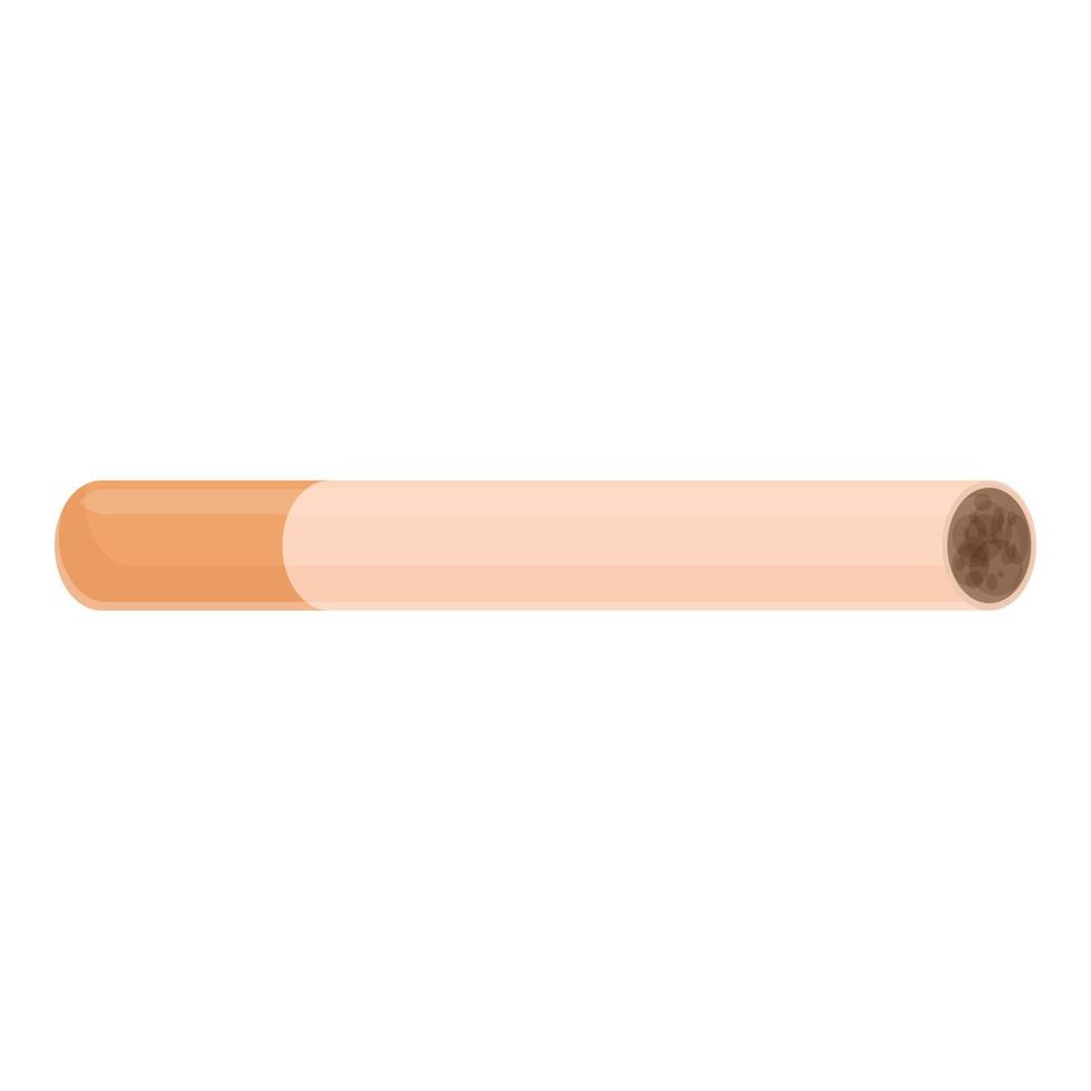 vecteur de dessin animé d'icône de cigarette. paquet de fumée