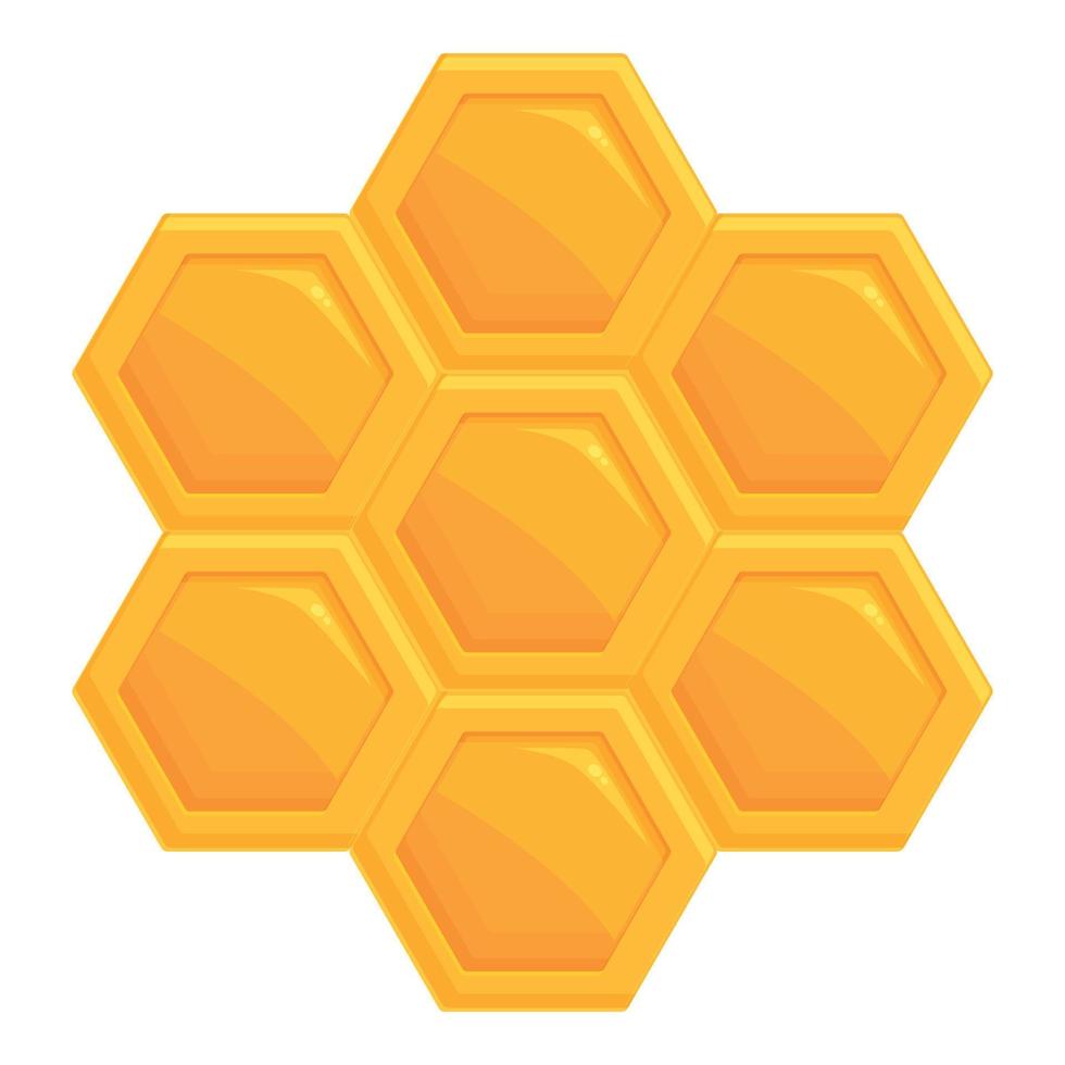 vecteur de dessin animé d'icône en nid d'abeille. nectar d'abeille