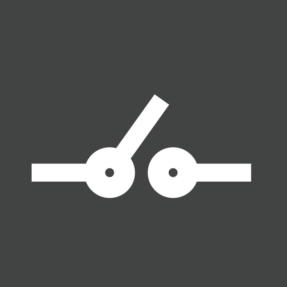icône inversée de glyphe de commutateur vecteur