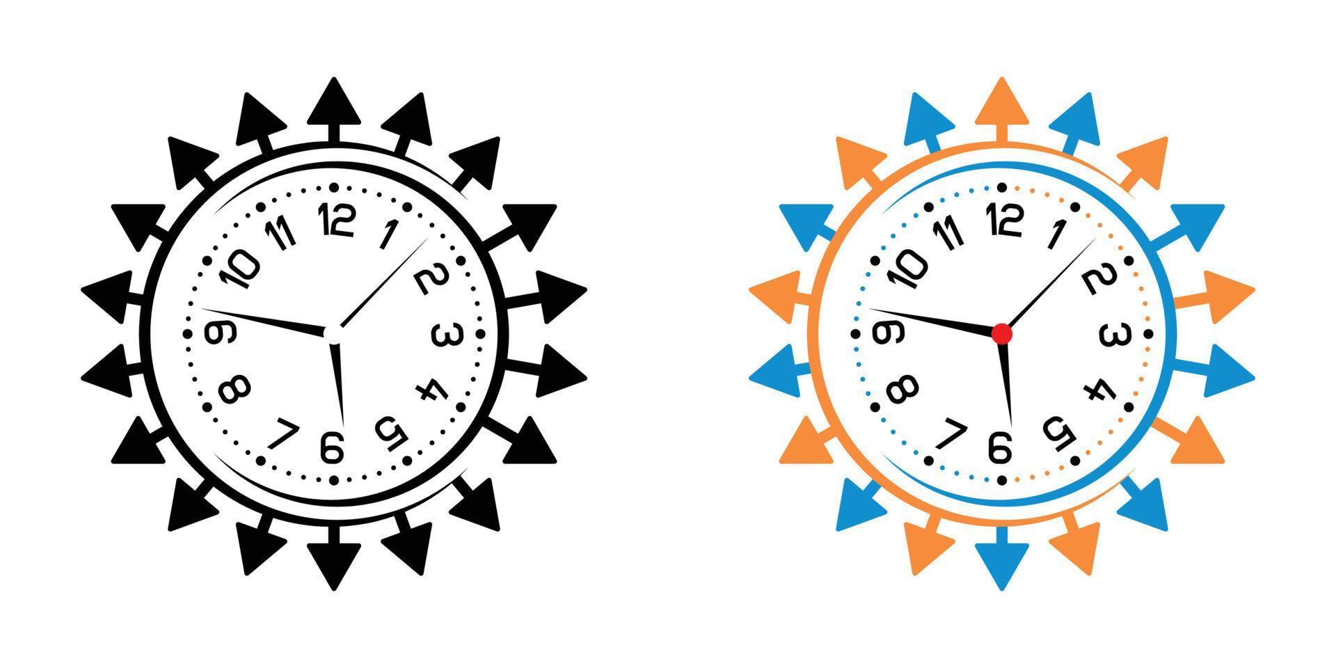 illustration vectorielle de montre à colorier vecteur