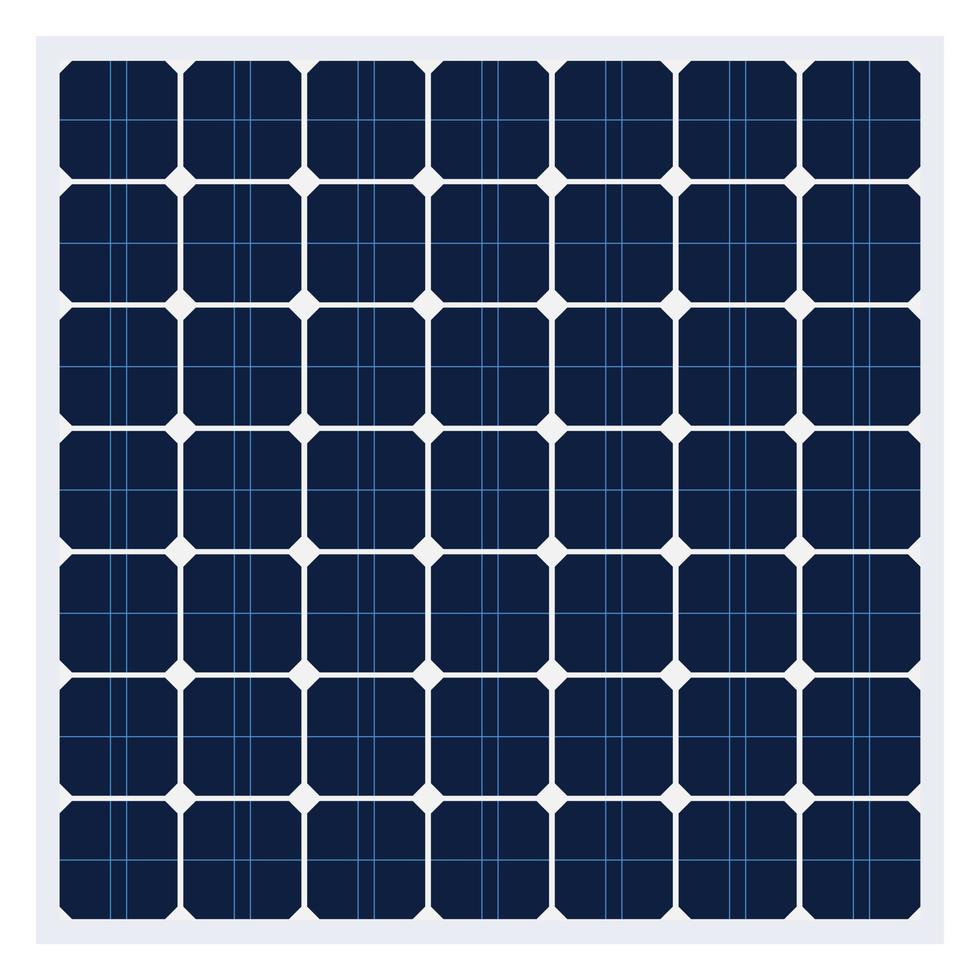 panneau solaire ou cellule solaire. concept d'énergie écologique alternative moderne. illustration vectorielle. ep 10. vecteur