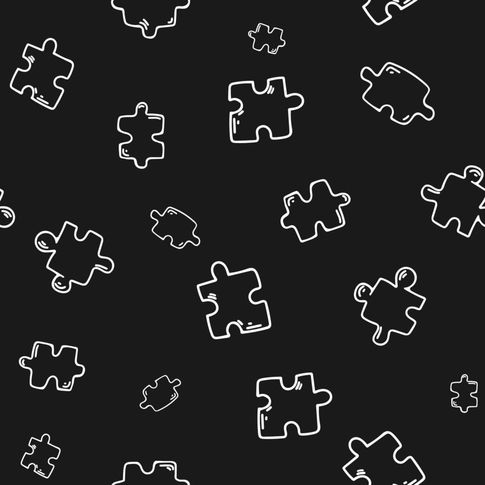 puzzles de couleur vector background et texture. noir blanc