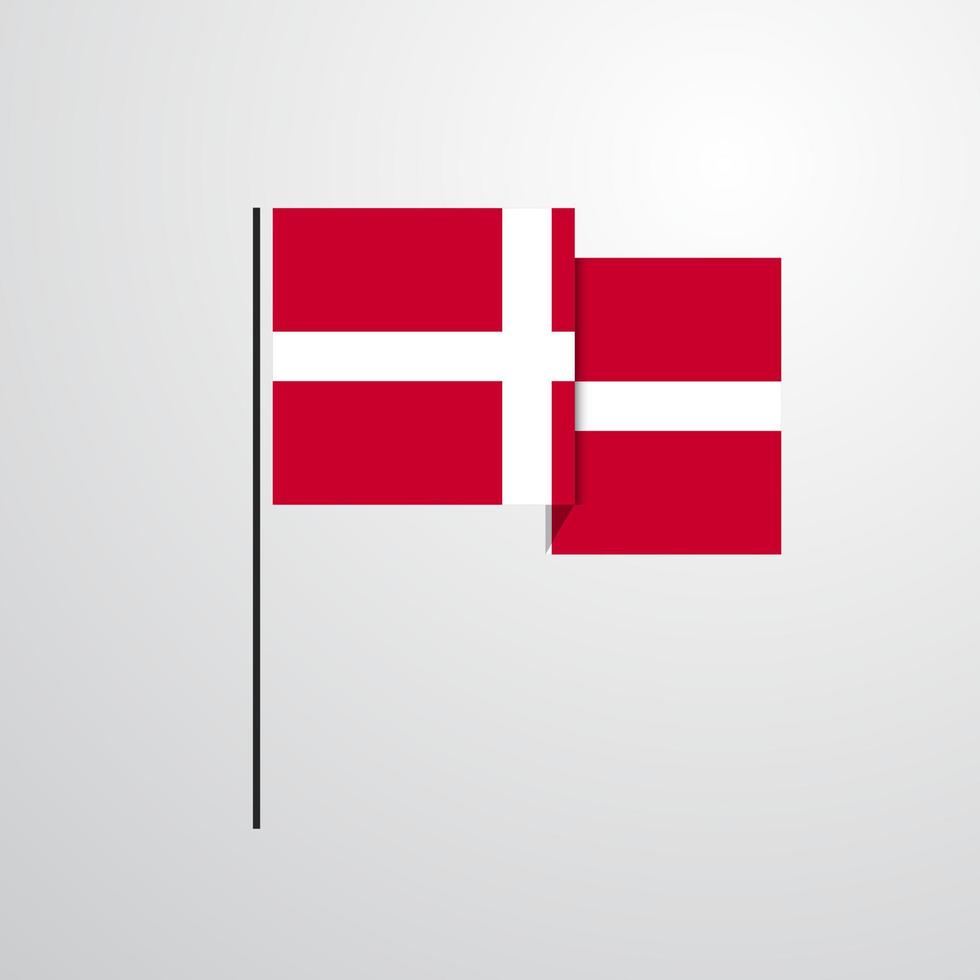 ordre militaire souverain de malte agitant le vecteur de conception du drapeau