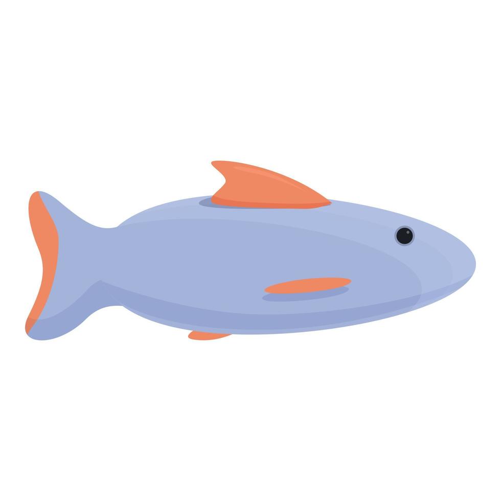 vecteur de dessin animé d'icône de poisson de glace. pêche d'hiver