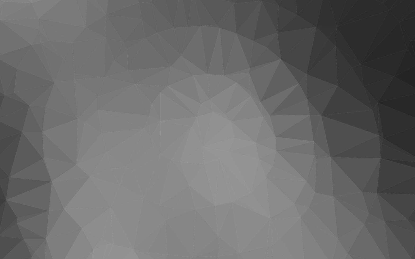 argent foncé, disposition low poly vectorielle grise. vecteur