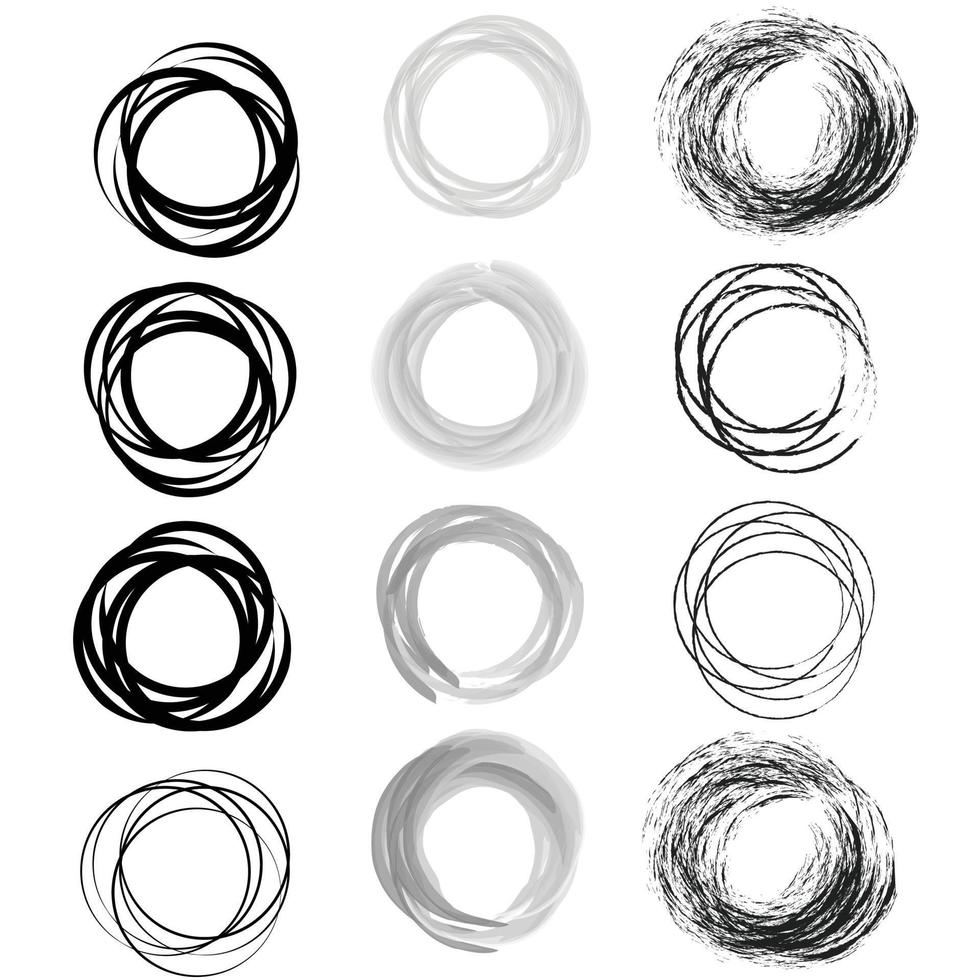 conception d'art de cercle vecteur