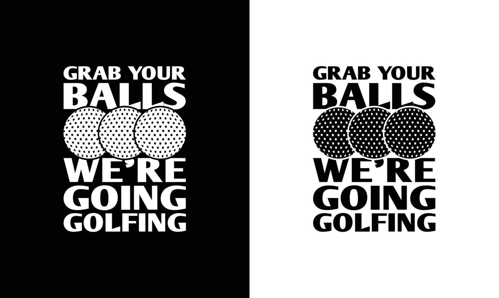 conception de t-shirt de citation de golf, typographie vecteur