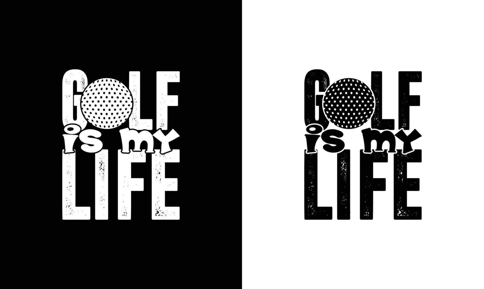 conception de t-shirt de citation de golf, typographie vecteur