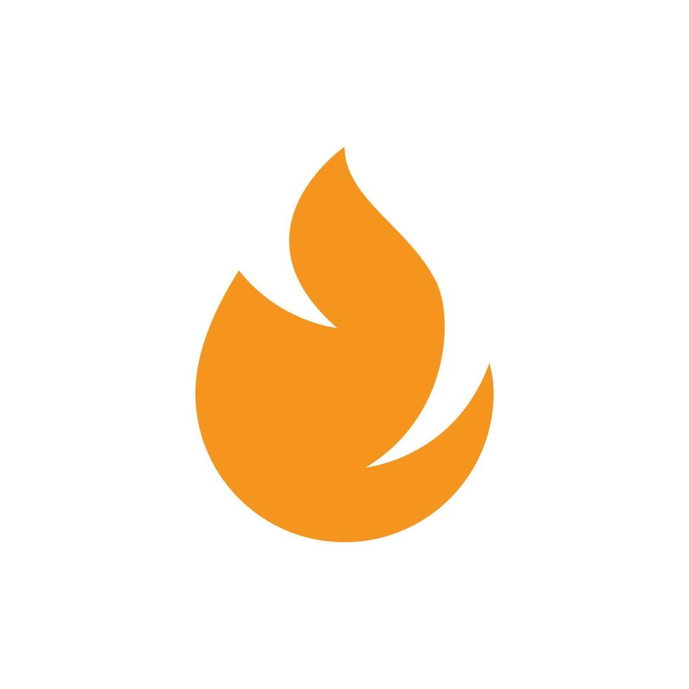 logo de flamme de feu vecteur