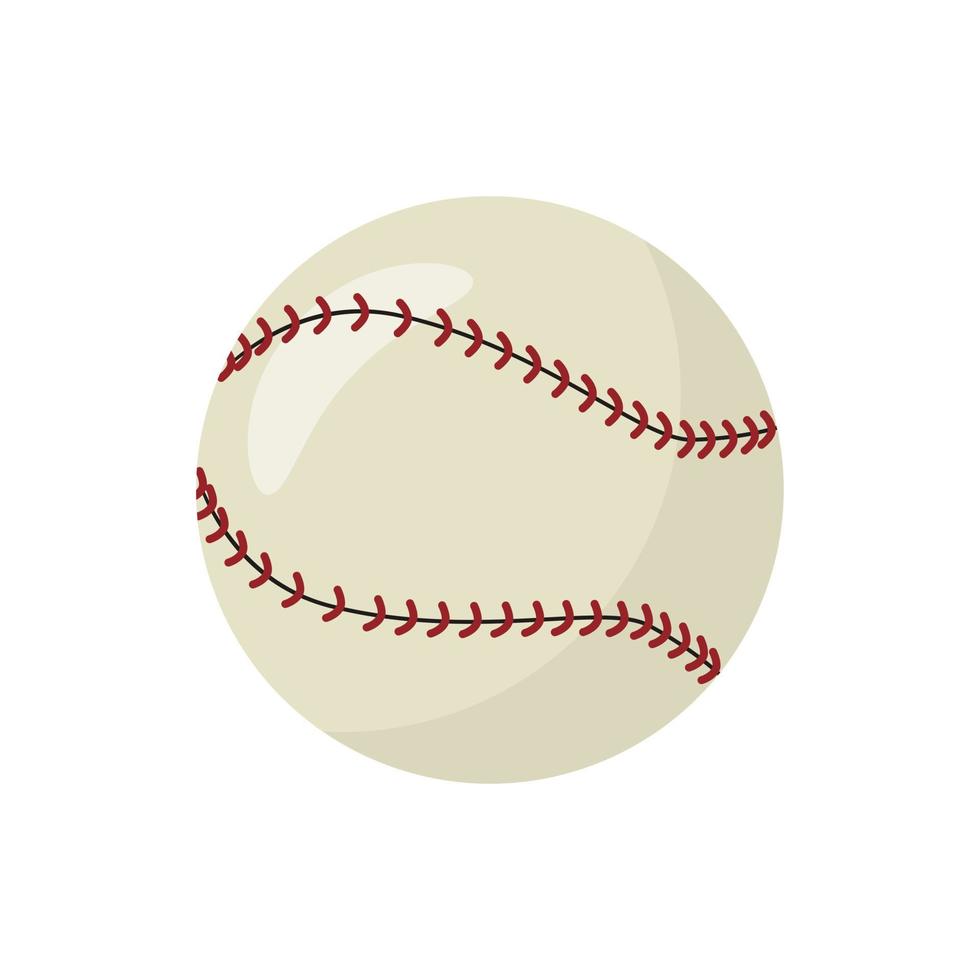 icône de baseball, style cartoon vecteur