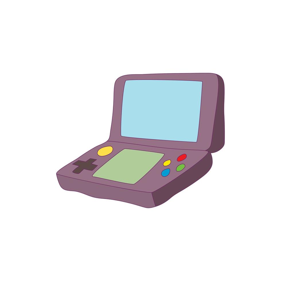 clavier de jeu pour icône de tablette, style cartoon vecteur