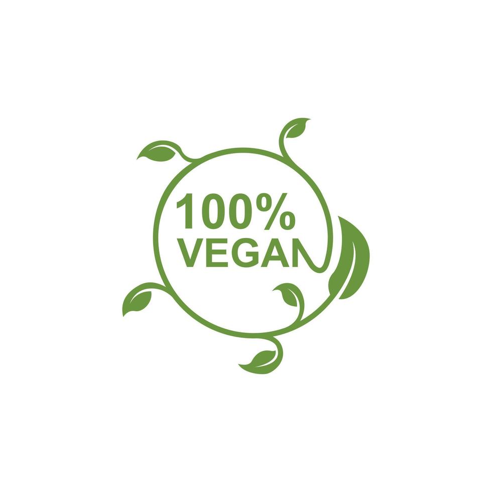 logo de calligraphie egan avec des feuilles vertes vecteur