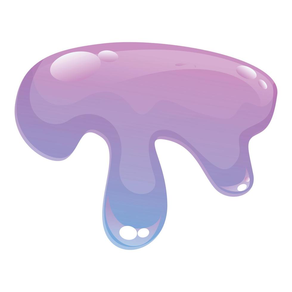 vecteur de dessin animé icône goo slime. liquide collant