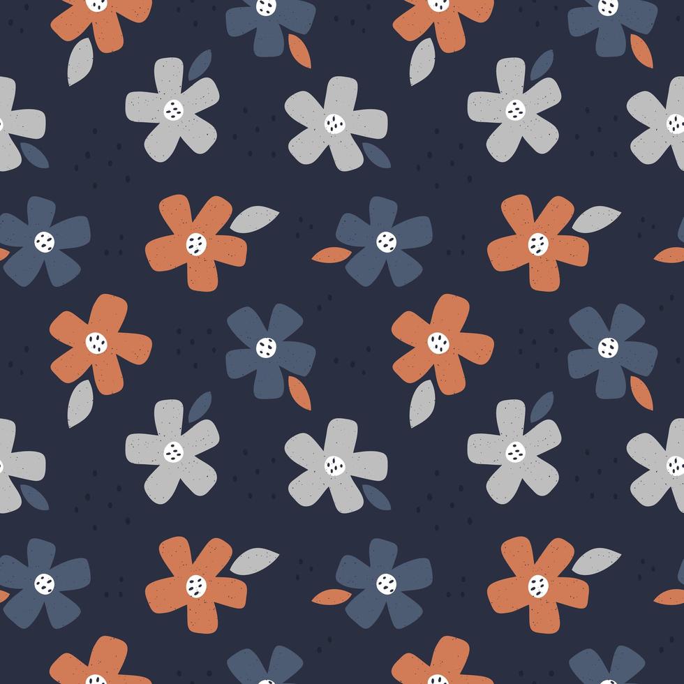 motif floral sans soudure vecteur