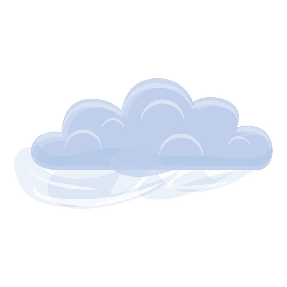 icône de nuage météo, style cartoon vecteur