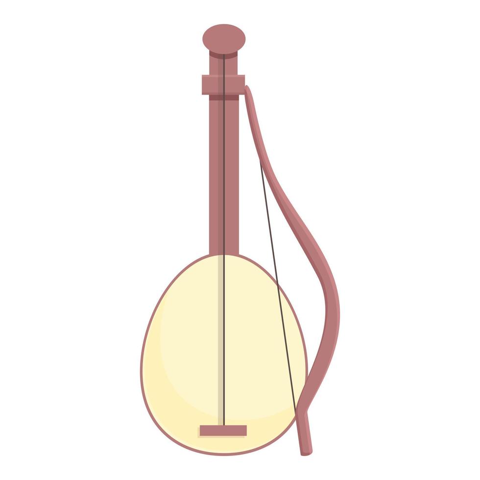 vecteur de dessin animé d'icône d'instrument de musique d'albanie. carte albanaise