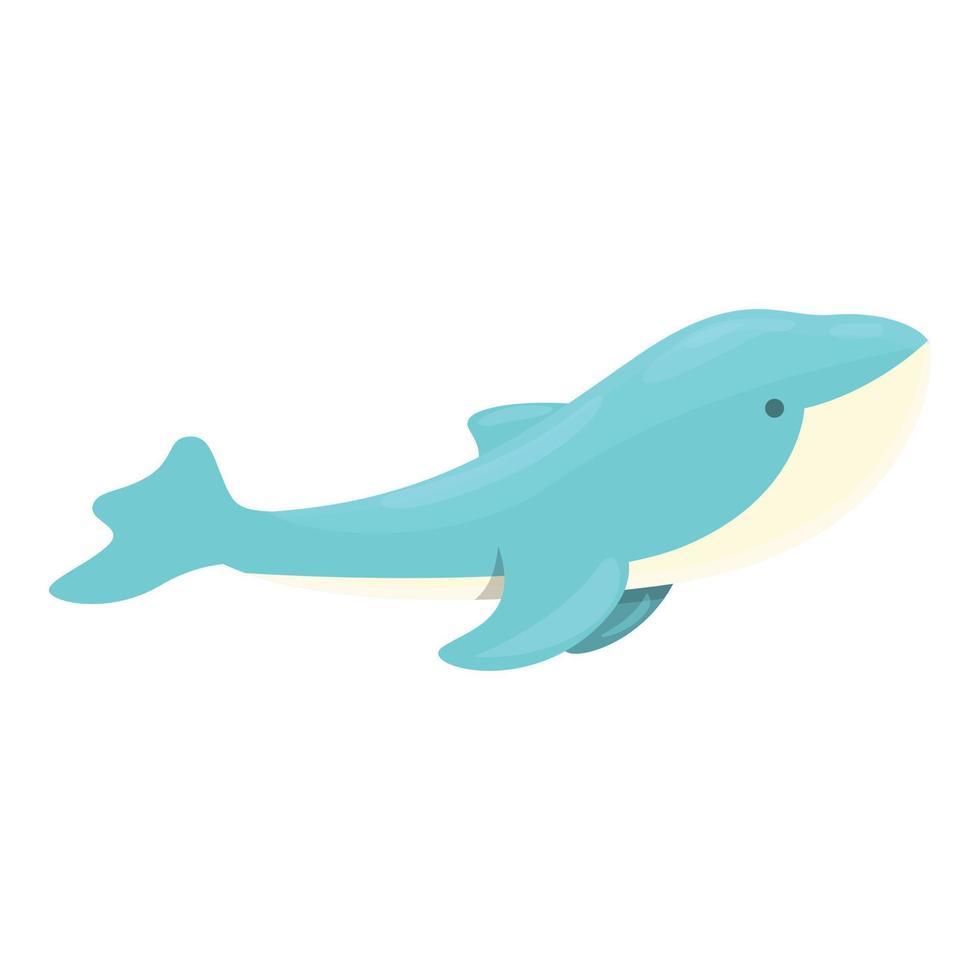vecteur de dessin animé d'icône de dauphin de piscine. spectacle d'aquarium