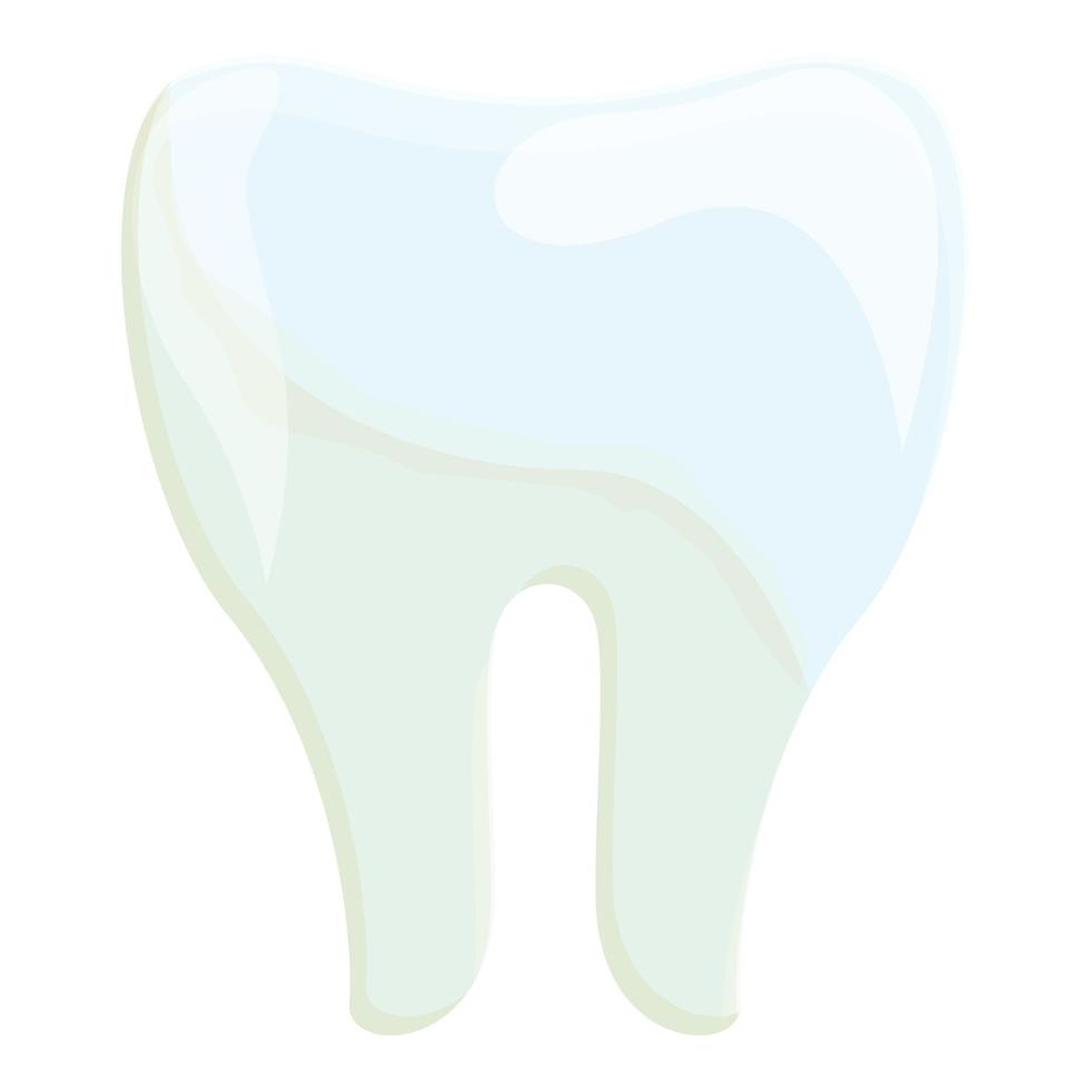 icône de blanchiment des dents à la maison, style cartoon vecteur