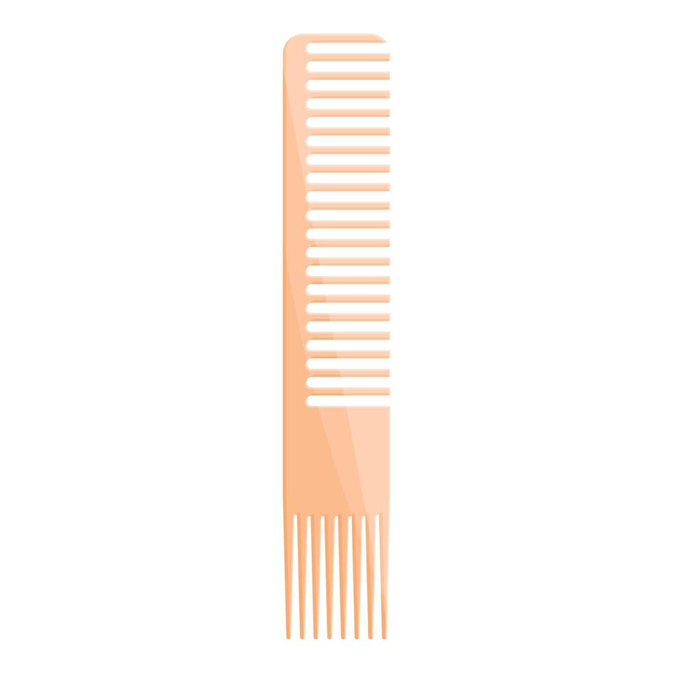 vecteur de dessin animé d'icône de peigne à cheveux. brosse barbier