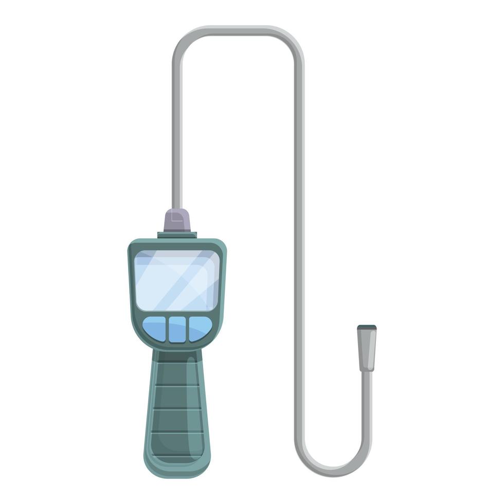 icône d'endoscope chirurgical, style cartoon vecteur
