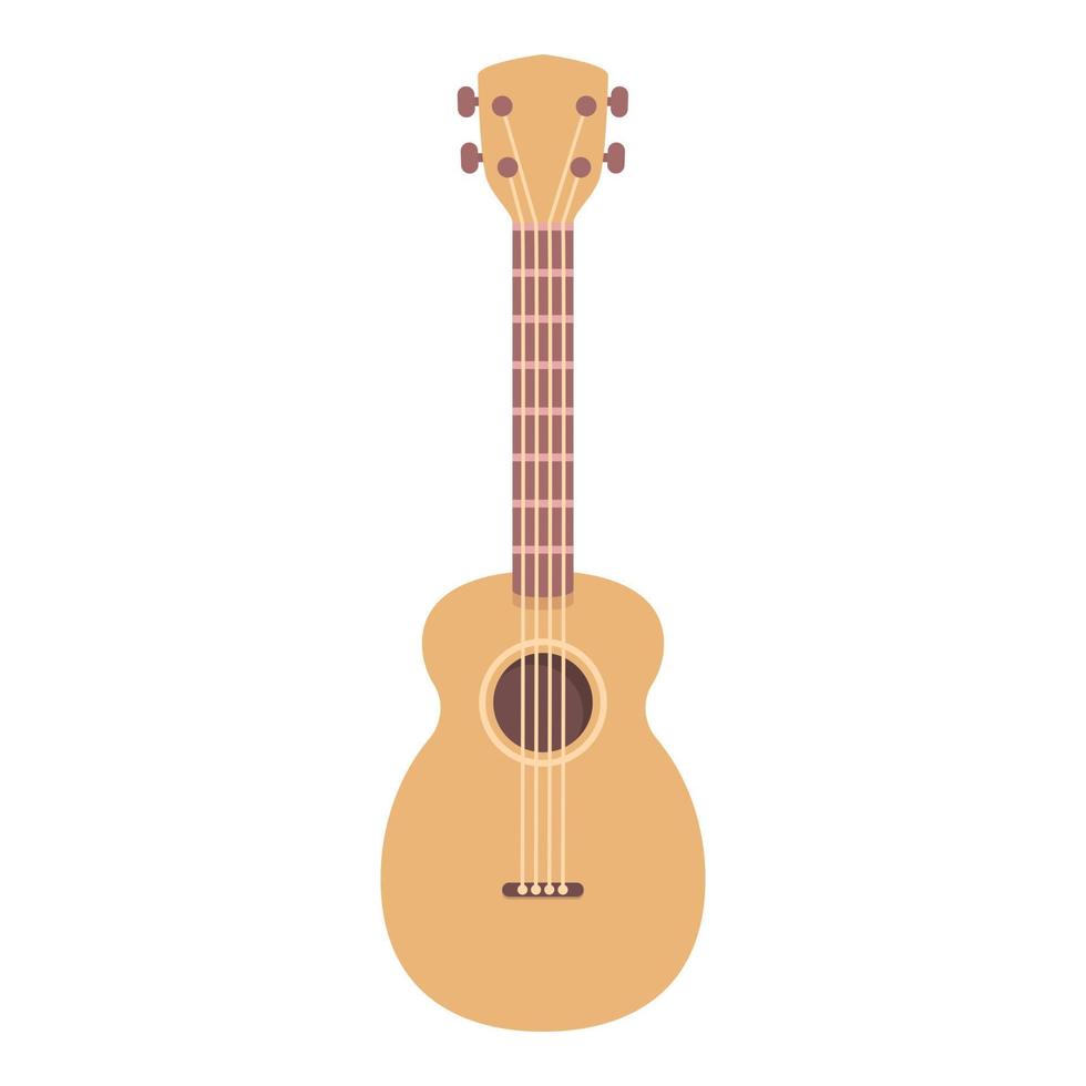 vecteur de dessin animé icône ukulélé mexicain. guitare kawaii