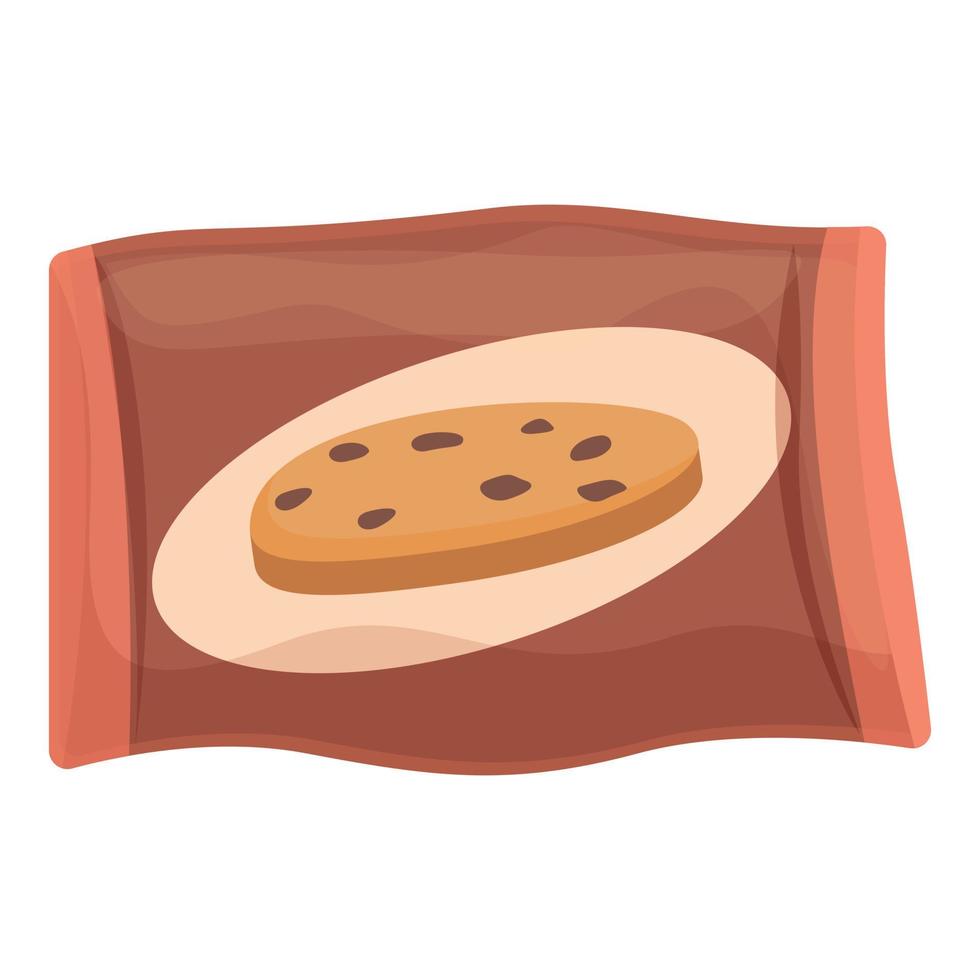 vecteur de dessin animé d'icône de biscuits frais. biscuit au lait