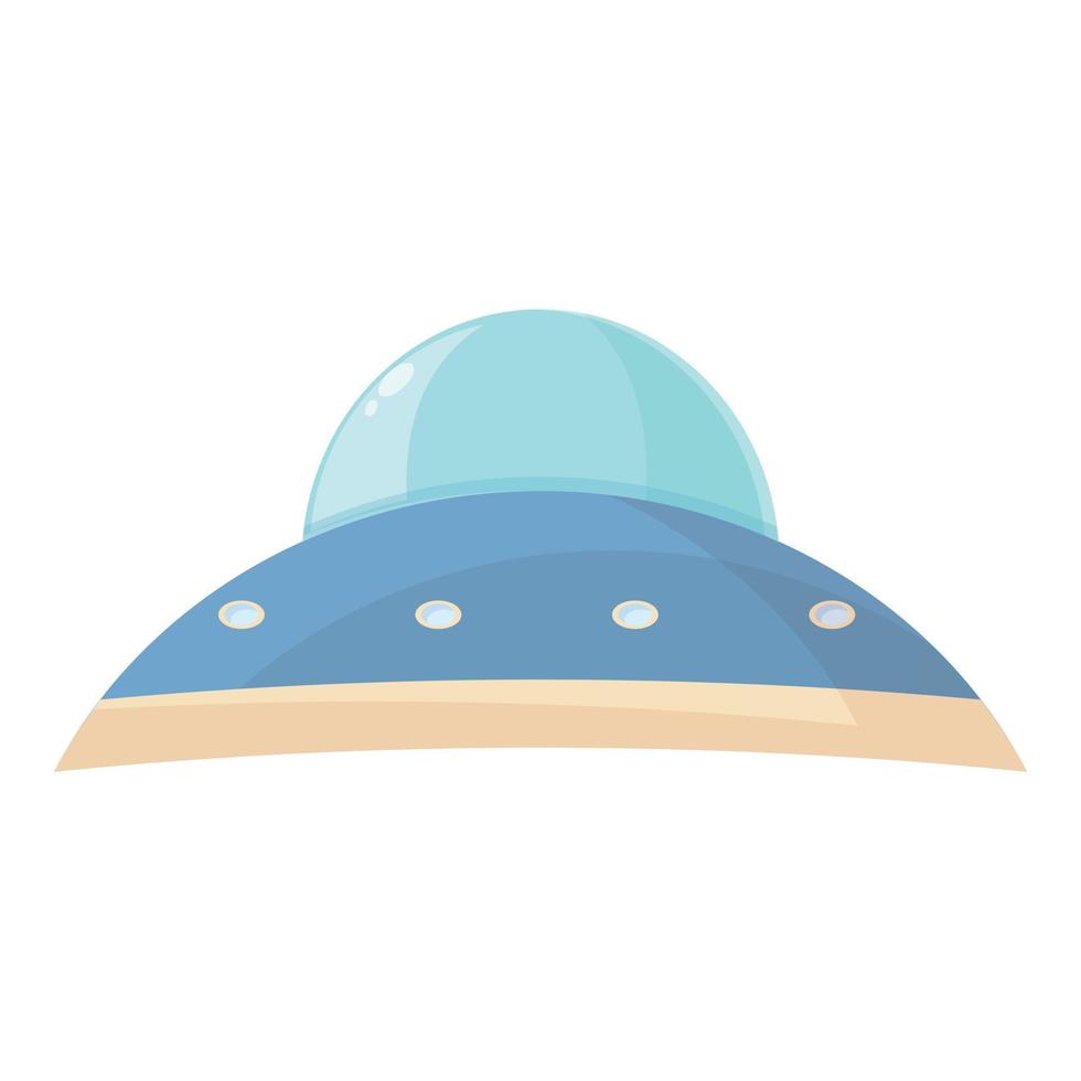 vecteur de dessin animé d'icône de jouet ufo. boutique enfant