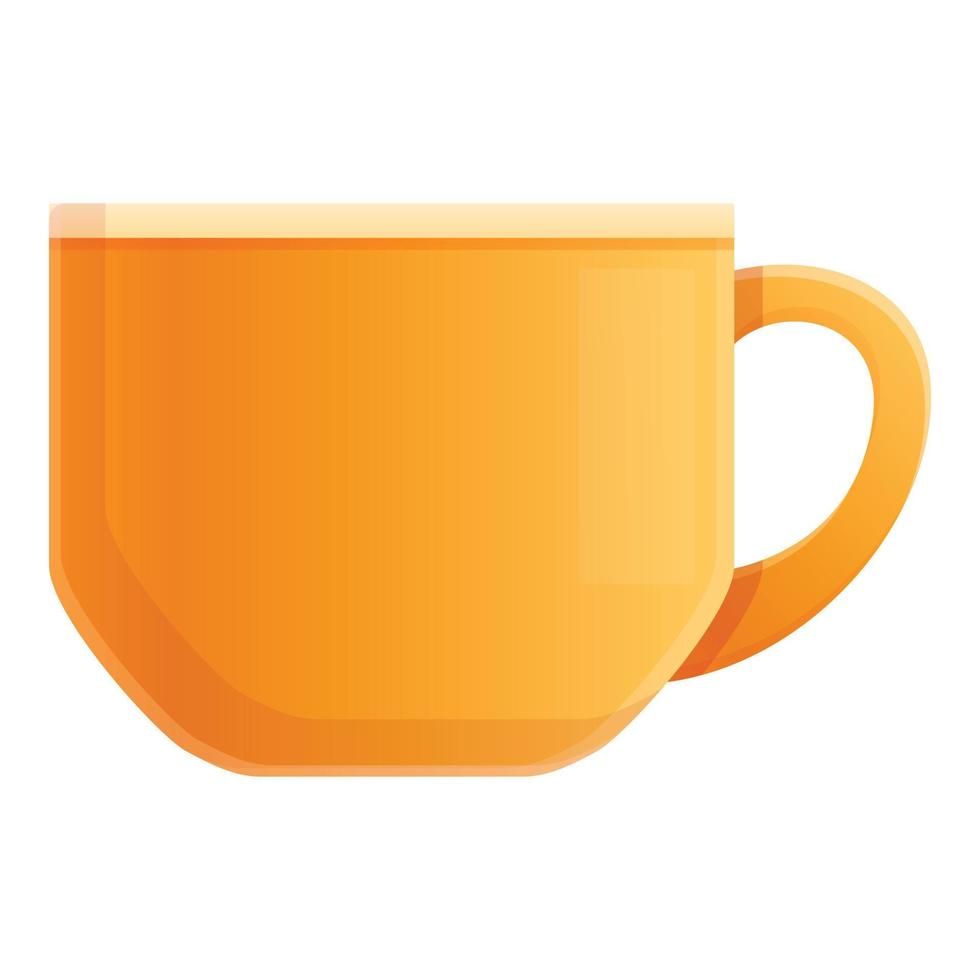 icône de tasse de thé café, style cartoon vecteur