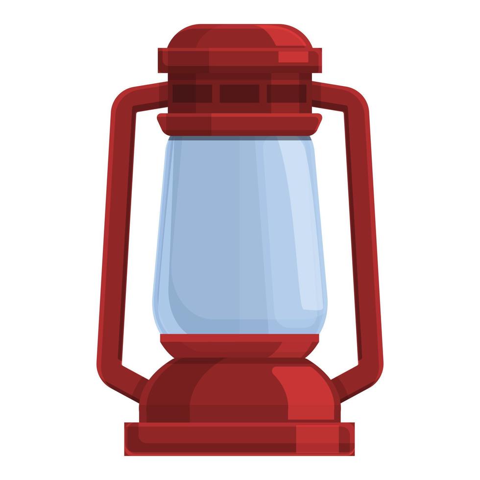 icône de lumière au kérosène, dessin animé et style plat vecteur