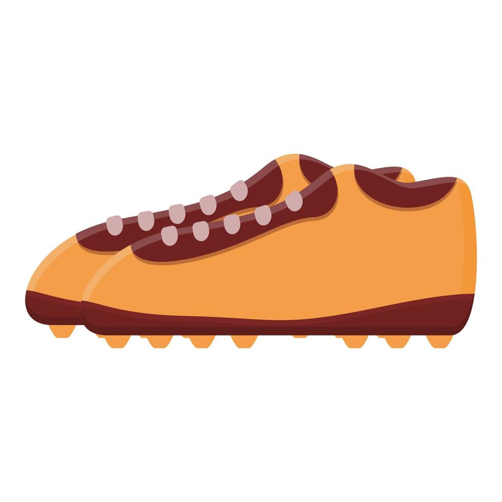 icône de chaussures de football, style cartoon vecteur