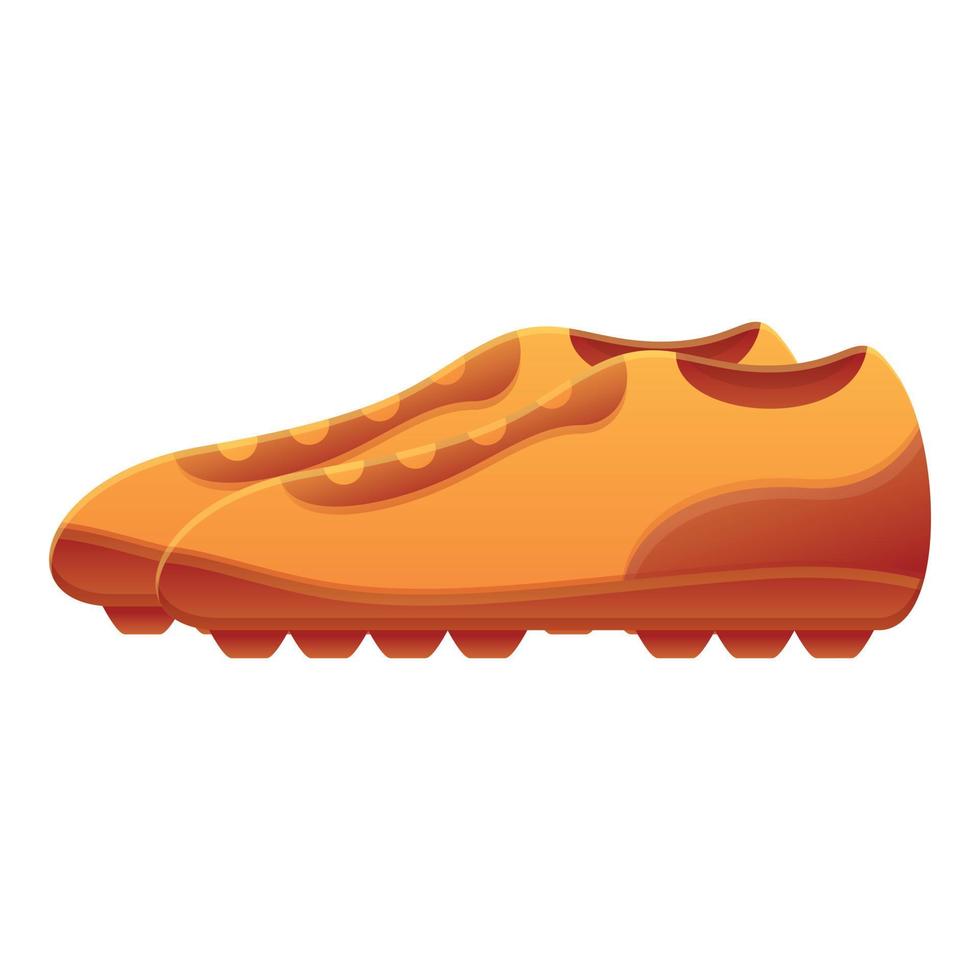 icône de chaussures de football athlète, style cartoon vecteur