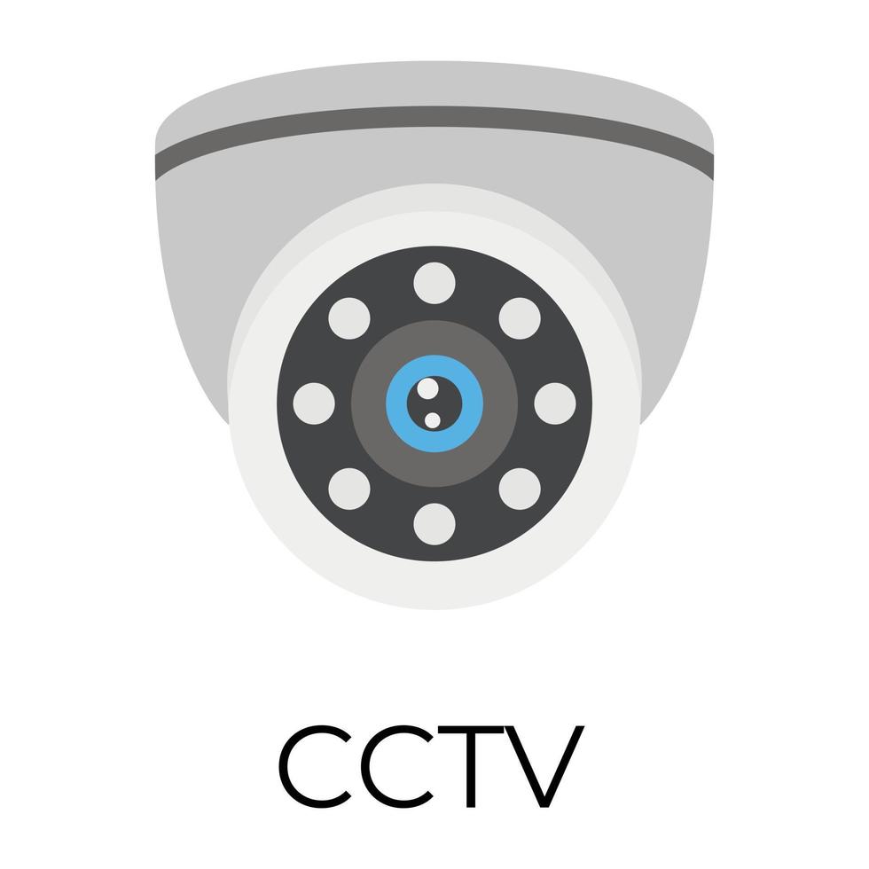 concepts de vidéosurveillance à la mode vecteur