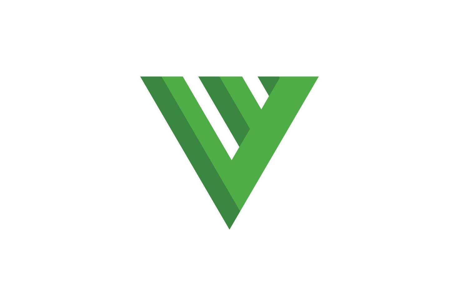 modèle de logo lettre w vecteur