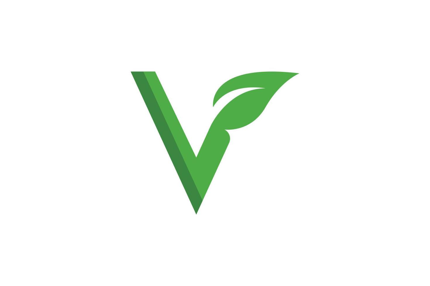 logo lettre v créatif vecteur