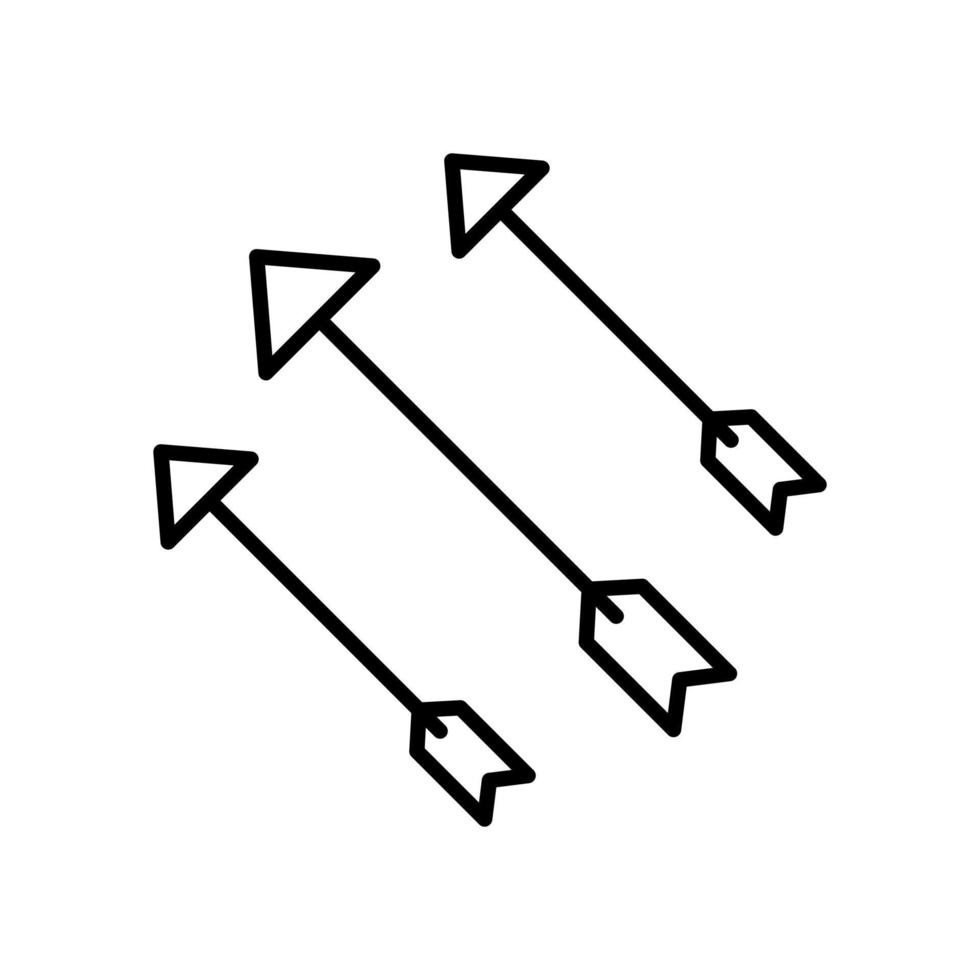 icône de vecteur de flèches uniques