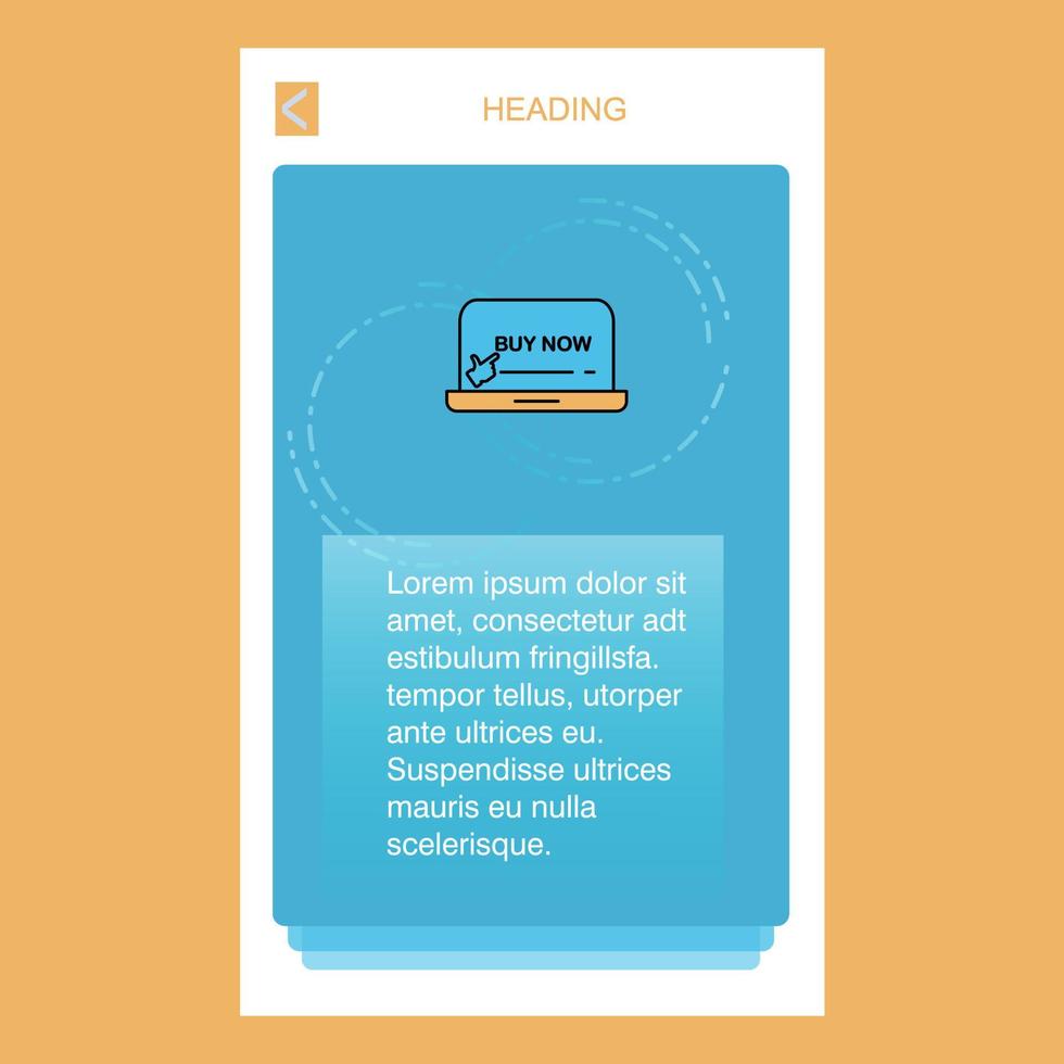 vecteur de conception de conception de bannière verticale mobile shopping en ligne