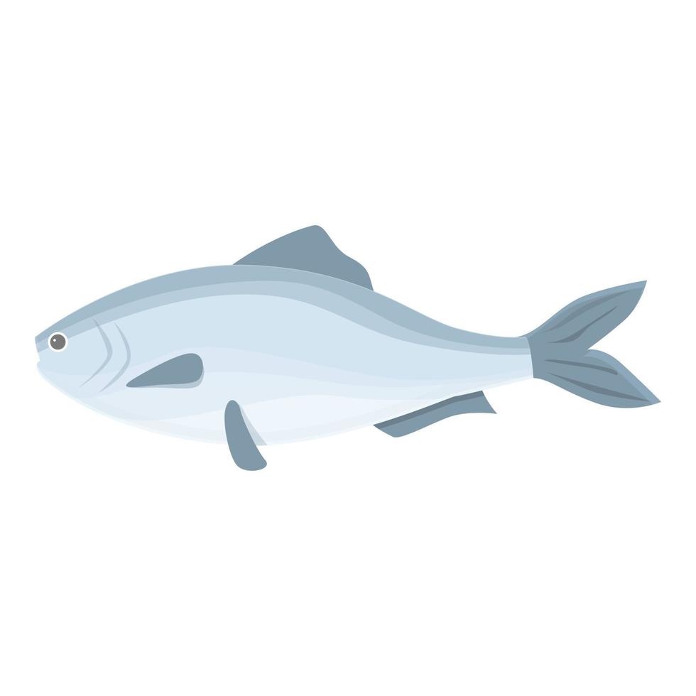 vecteur de dessin animé d'icône de fruits de mer. poisson de mer