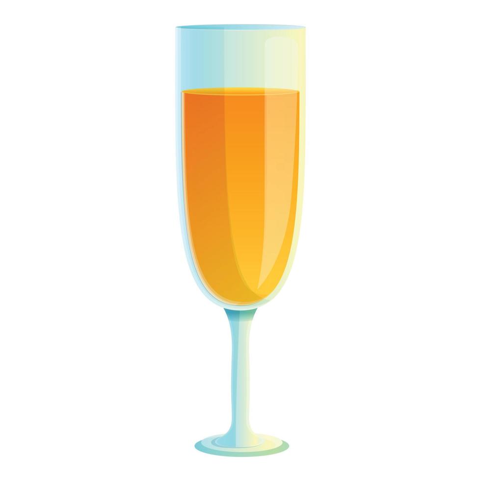 icône de cocktail de jus tonique, style cartoon vecteur