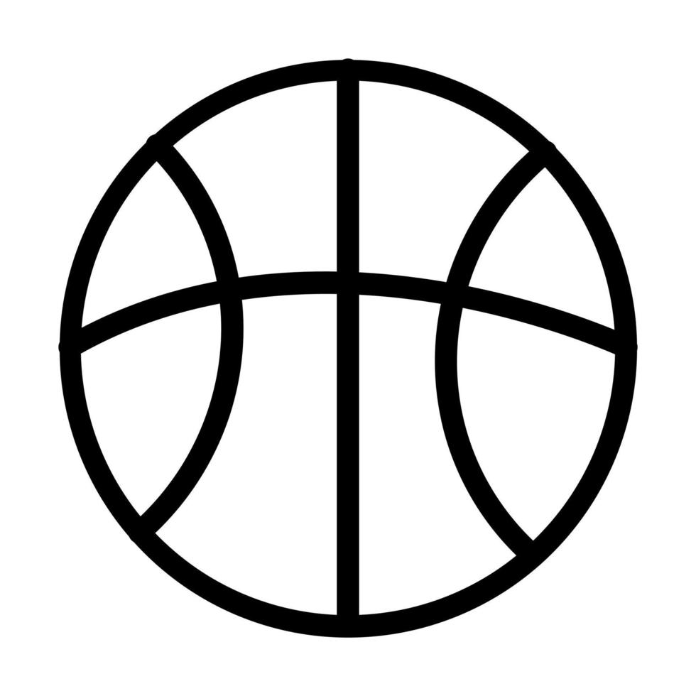 conception d'icône de basket-ball vecteur