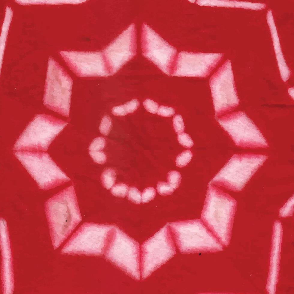 coloré peint à la main aquarelle rouge tie-dye motif de fond vecteur
