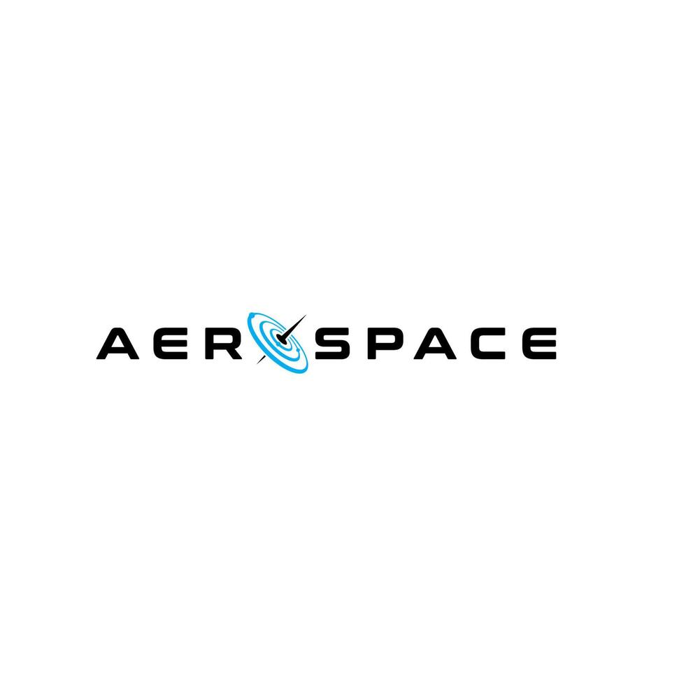 conception de logo aérospatial vecteur