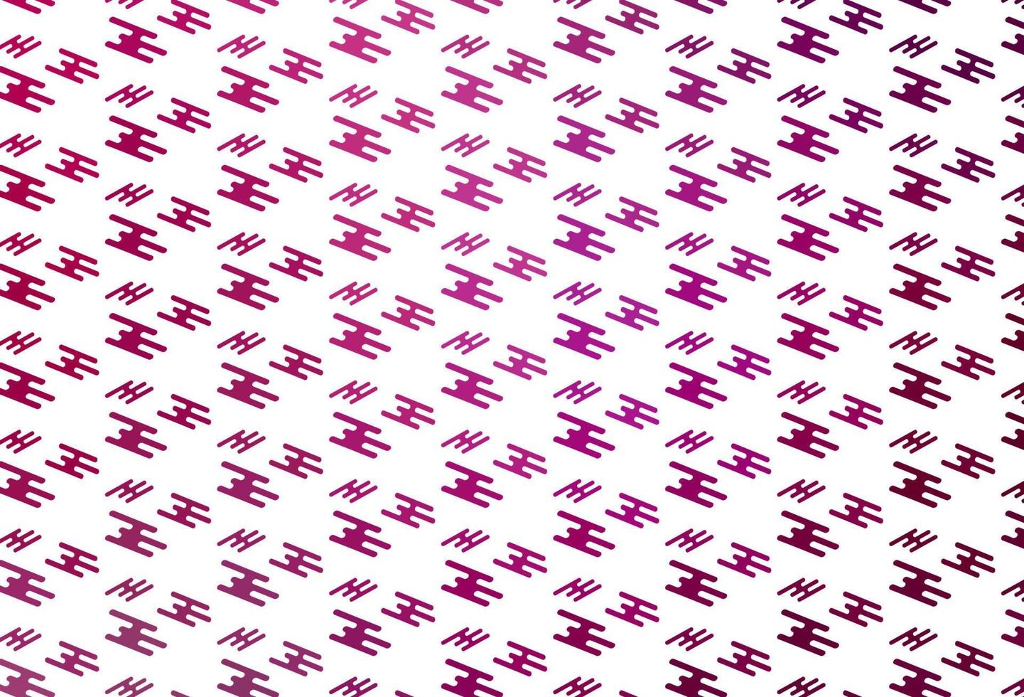 disposition vectorielle violet clair avec des lignes plates. vecteur