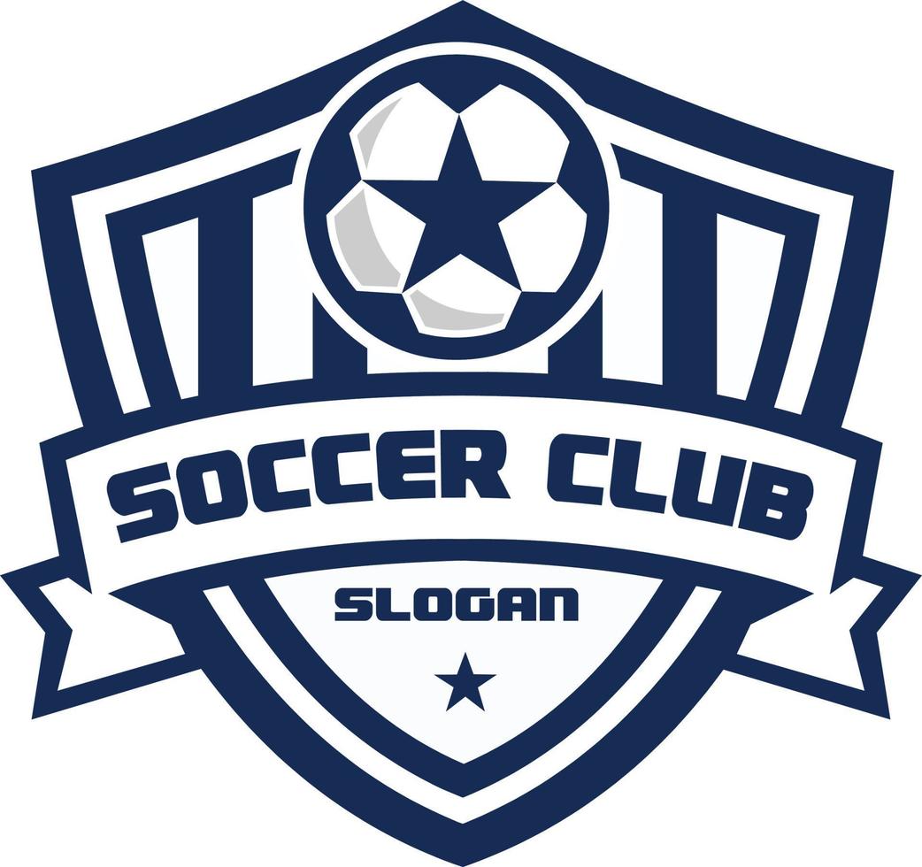 vecteur de logo emblème de club de football isolé