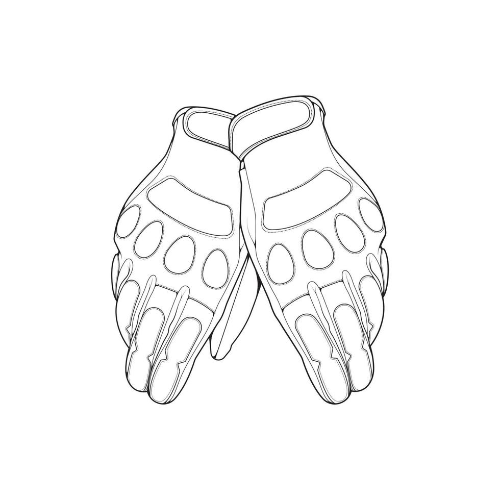 objet isolé de gant et icône d'hiver. ensemble d'icônes vectorielles gant et équipement pour stock . vecteur