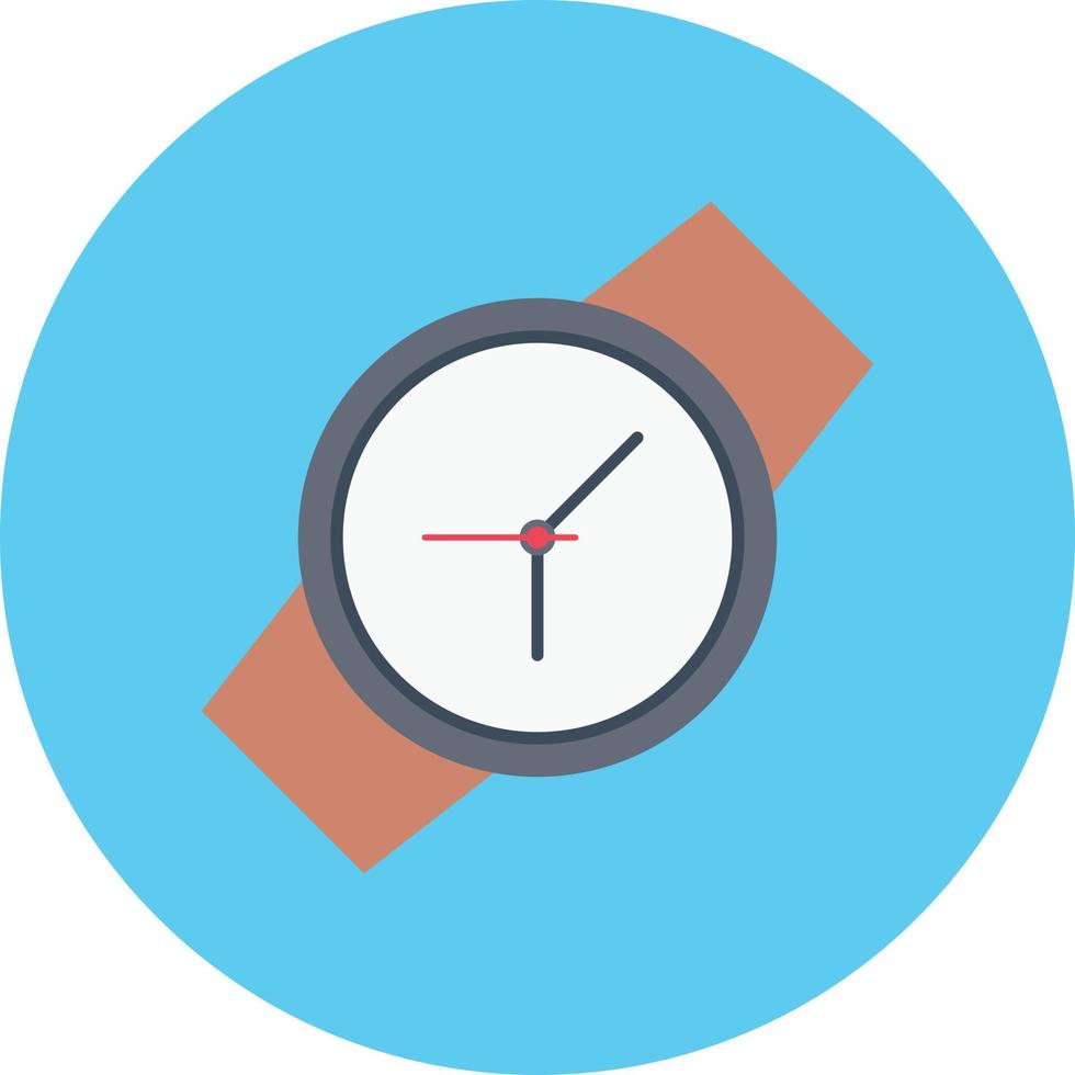 illustration vectorielle de montre-bracelet sur fond. symboles de qualité premium. icônes vectorielles pour le concept et la conception graphique. vecteur