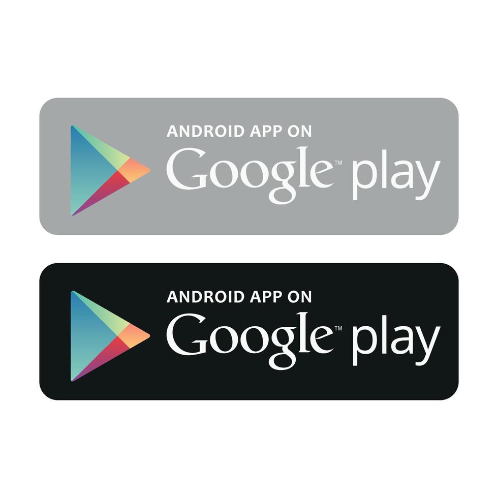 logo google play sur fond transparent vecteur