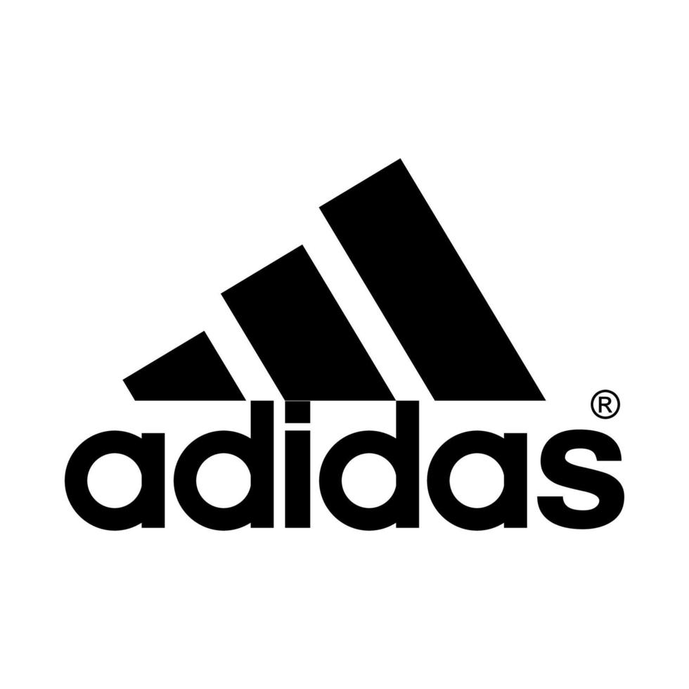 nouveau logo adidas sur fond transparent vecteur